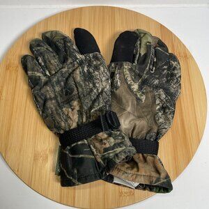Columbia Unisex S Camo Gloves Fleece Lined Leather Palm Hunting Gorpcore